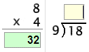 Drills - Mixed Operators - Multiplication, Division - Single Digit - Math Worksheet SampleDrill (Interactive)