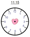 Time - Quarter, Half-hour and Hour - Draw hands to show time -  Math Worksheet Sample Dynamic #2