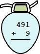 Addition - Three Digit  - Mixed - Set 1 (Add Single Digit to a 3 Digit Number) - Math Worksheet SampleDynamic #5