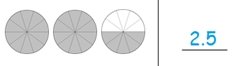 Write Decimal Number for each Picture - Math Worksheet SampleDynamic