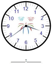 Time - 1 Minute Increments - Write the time (__ : __ format) - Set 2 - Math Worksheet SampleDynamic #3