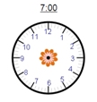 Time - Hour - Draw hands to show time - Math Worksheet SampleDynamic