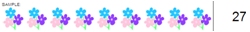 Skip Counting - Write the Sum (Picture Based) - Count by 3 - Math Worksheet SampleDynamic