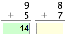 Addition - Single Digit - Set 3 - Math Worksheet SampleDrill (Interactive)